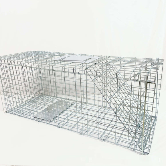 Jaula Trampa Automática Plegable para Gatos - Galvanizada y Segura