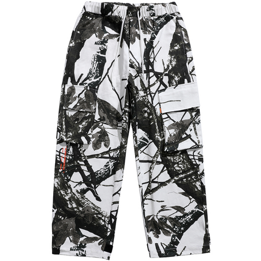 Pantalones Casuales Sueltos Multi-Bolsillos Estilo Urbano - Image 2