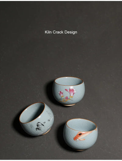 Taza de Té Ruyao Tianqing - Cerámica Artesanal Tradicional - Image 6