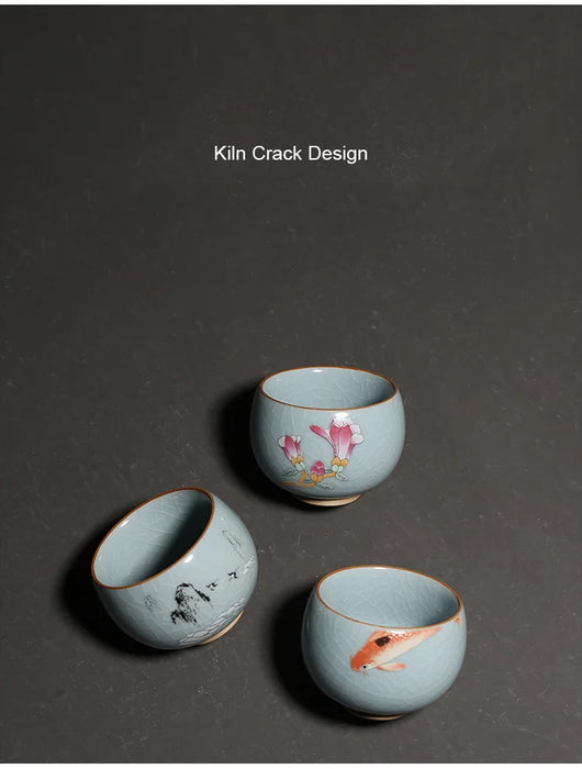Taza de Té Ruyao Tianqing - Cerámica Artesanal Tradicional - Image 6
