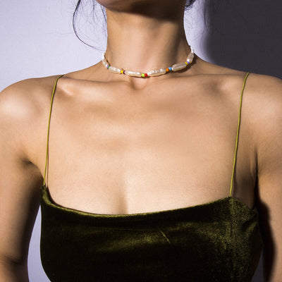 Collar de Perlas Geométrico Elegante - Image 4