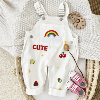 Mameluco de Algodón para Bebé con Bordado - Ropa de Primavera y Otoño