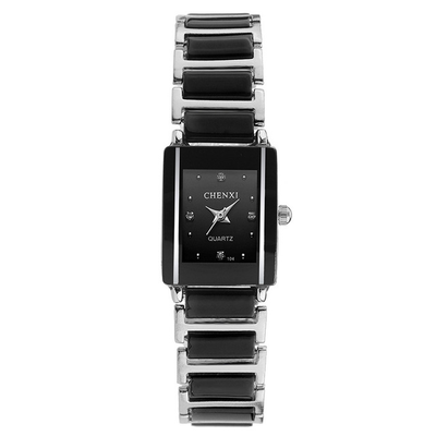 Juego de Relojes de Pareja con Diamante Cuadrado de Cuarzo - Image 10