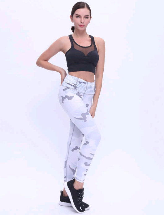 Leggins Deportivos Camuflaje Cintura Alta con Tecnología de Compresión - Image 7