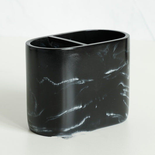 Juego de 5 Piezas Accesorios de Baño Textura Mármol Nórdico en Resina - Image 11