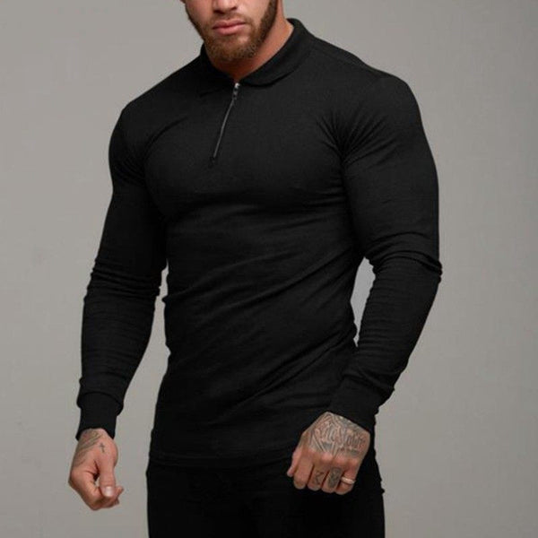 Camiseta Manga Larga para Hombre - Polo Versátil - Image 3