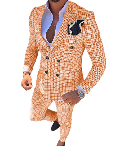Traje Ejecutivo Slim Fit Dos Piezas Estilo Coreano para Hombre - Image 13