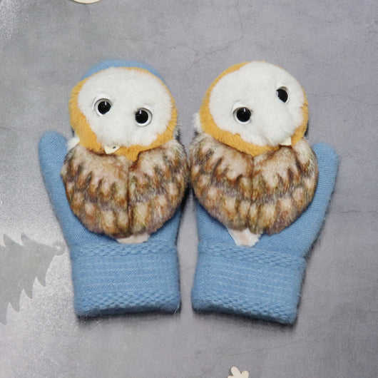 Guantes Térmicos Infantiles de Felpa con Diseños de Animales - Image 25
