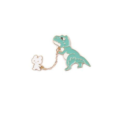 Broche Dinosaurio Conejo - Pin Adorable para Colecciones