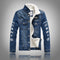 Chaqueta de Mezclilla Premium con Terciopelo de Cordero Ajustada