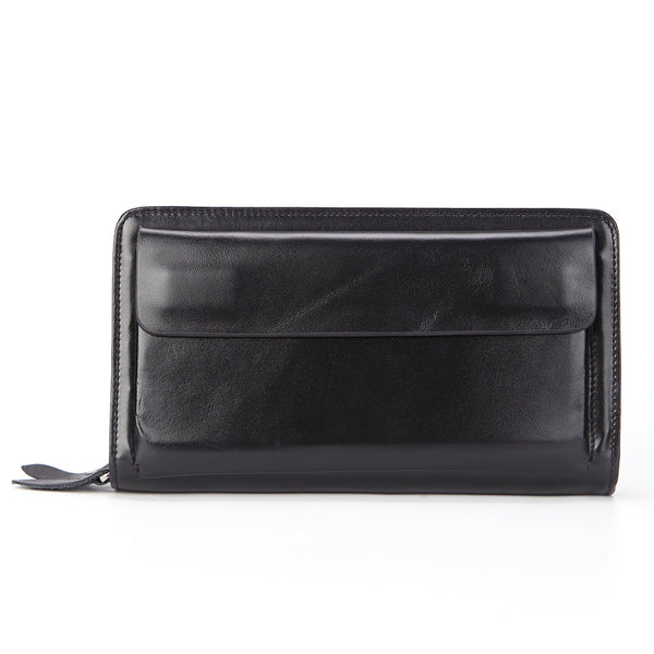 Billetera de Cuero Genuino para Hombre - Primera Capa