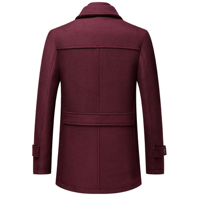 Abrigo de Lana Gruesa para Hombre - Elegancia y Calidez - Image 16