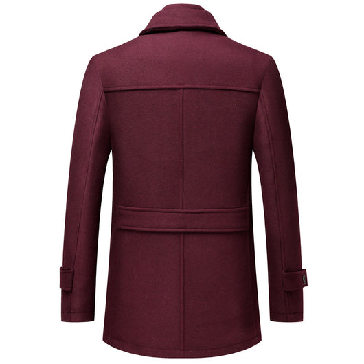 Abrigo de Lana Gruesa para Hombre - Elegancia y Calidez - Image 16
