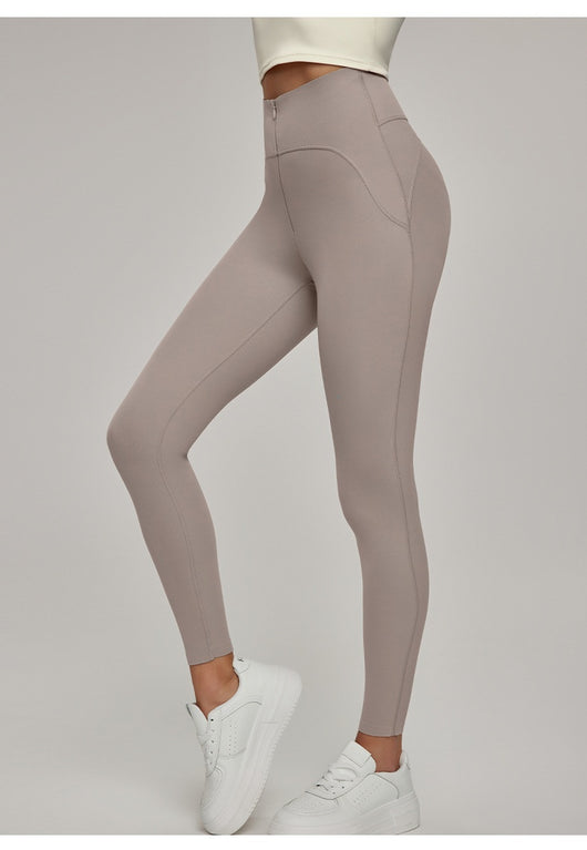 Pantalones Deportivos Levanta Cadera Cintura Alta Sin Costuras - Image 15