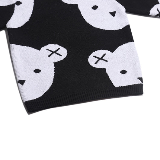 Suéter Tejido Oso Blanco y Negro para Bebés Niños y Niñas - Image 17