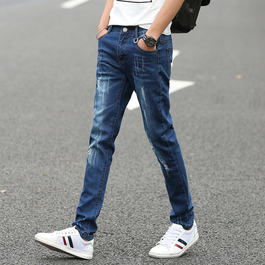 Pantalones Vaqueros Rectos para Hombre - Colección Verano