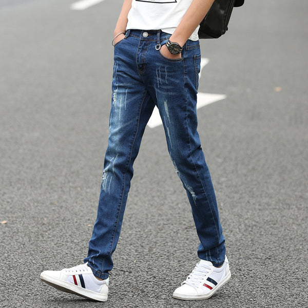 Pantalones Vaqueros Rectos para Hombre - Colección Verano