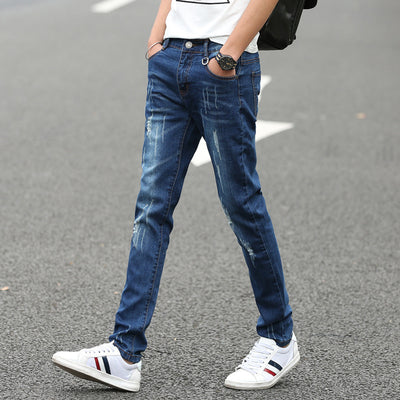 Pantalones Vaqueros Rectos para Hombre - Colección Verano