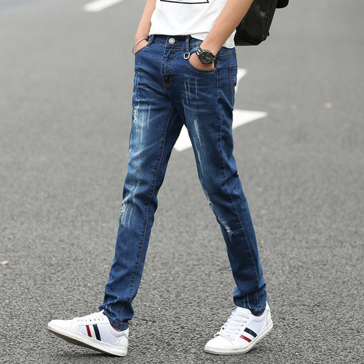 Pantalones Vaqueros Rectos para Hombre - Colección Verano