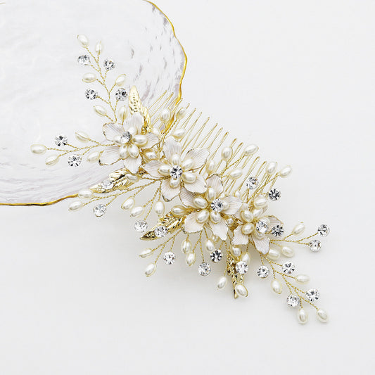Accesorios para el Cabello con Flores y Hojas