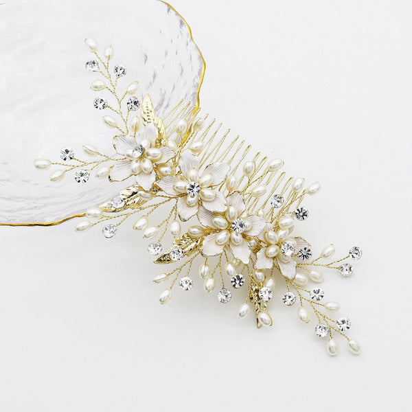 Accesorios para el Cabello con Flores y Hojas