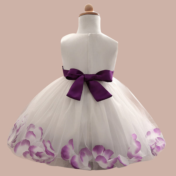 Vestido Princesa Infantil Coreano Premium Otoño - Diseño Esponjoso para Niñas