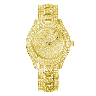 Reloj de Lujo Geneva con Diamantes de Aleación - Image 17