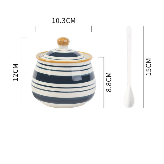 Juego de Recipientes de Cerámica para Condimentos de Cocina - Image 13