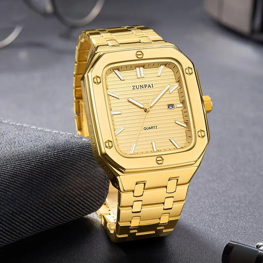 Reloj de Acero Inoxidable Cuadrado para Hombre - Diseño Moderno - Image 16