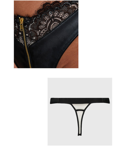 Braguita Tanga de Encaje Talle Bajo para Mujer - Image 11