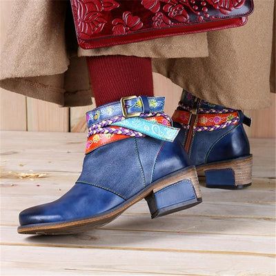 Botas Azules Yauvana para Tobillo - Image 6