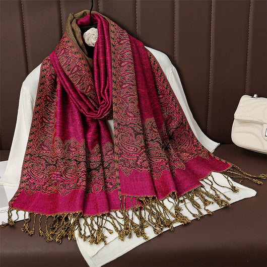 Chal Faux Cashmira Otoño-Invierno | Envolvente Cálido y Elegante - Image 27