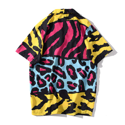 Playera de Playa Colorblock Graffiti - Image 3