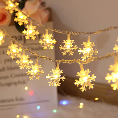 Cadena de Luces LED Copo de Nieve para Decoración - Image 7