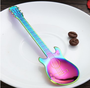 Juego de Cucharas Guitarra Acero Inoxidable para Café, Postre y Té - Image 11