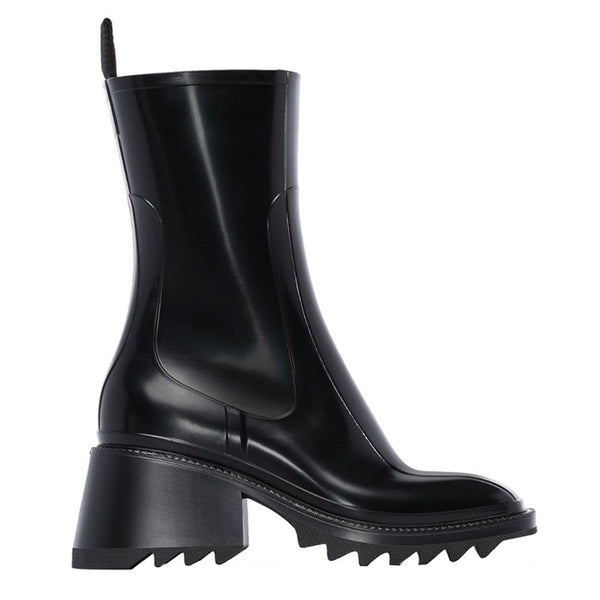 Botas de Tacón Cuadrado Grueso con Punta Cuadrada