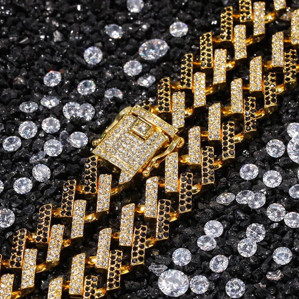 Cadena Cubana de Diamantes Rombos