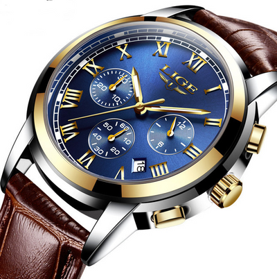 Reloj de Cuero para Hombre - Elegancia Casual - Image 2
