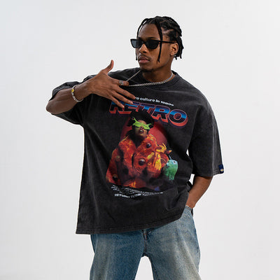 Playera Holgada con Estampado para Pareja - Image 3