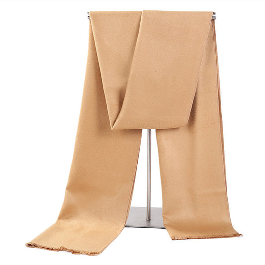 Bufanda Térmica Unisex de Color Liso - Abrigo Versátil y Elegante