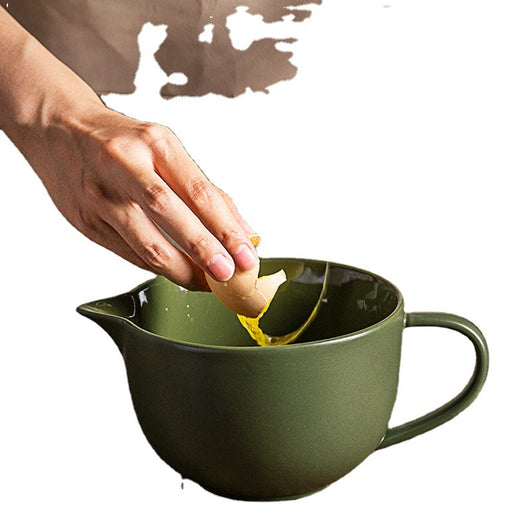 Tazón de Cerámica para Batir con Asa Ergonómica y Drenaje Puntual - Image 5
