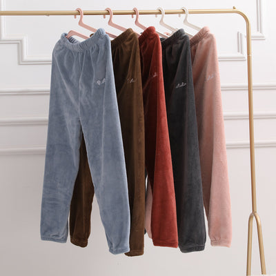 Pantalones Sueltos Cómodos para Casa y Ocio - Conjunto Cálido Informal - Image 3