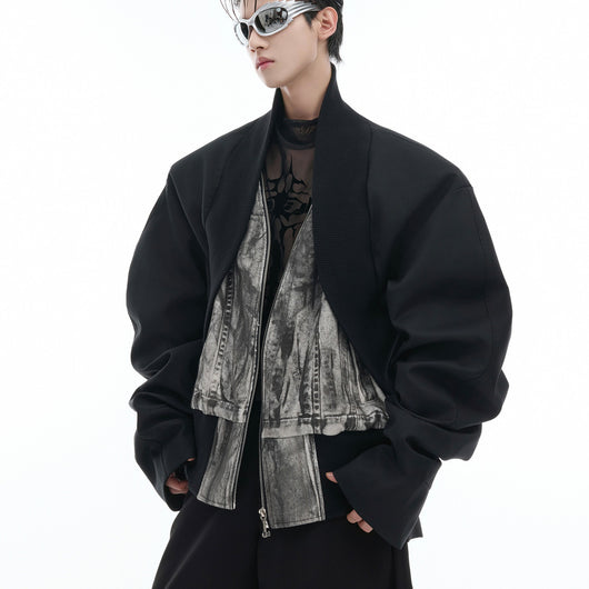 Chaqueta Desmontable de Dos Piezas con Diseño Deconstruido - Image 8