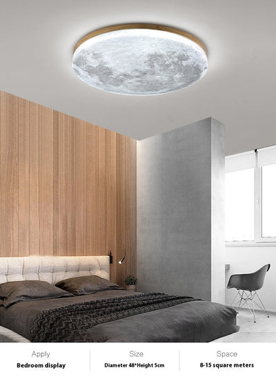 Lámpara LED de Techo Nórdica Moon - Luz Cálida para Dormitorio y Espacios Acogedores - Image 28