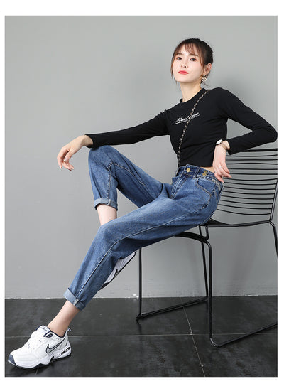Jeans Harlan para Mujer - Cintura Alta Suelta y Moderna - Image 4