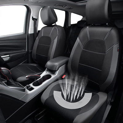 Funda de Asiento de Auto con Costura Sándwich en Cuero PU Premium - Image 12