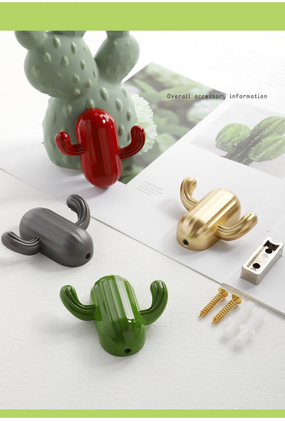 Mueble Zapatero Nórdico Minimalista con Perchero y Diseño de Cactus - Image 18