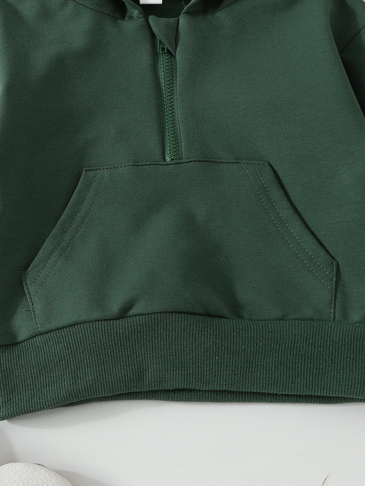 Sudadera Infantil con Cierre Medio Abierto en Colores Pastel - Image 15