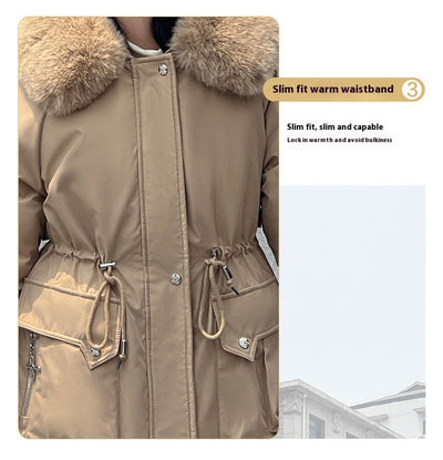 Parka Corta Ajustada a la Cintura para Mujer - Image 15