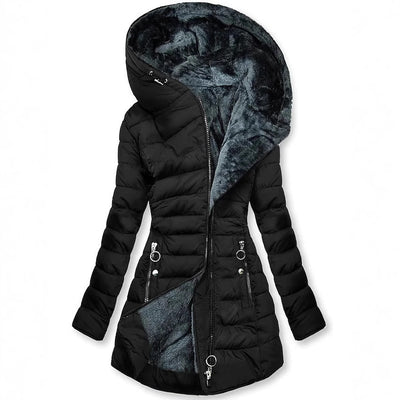 Abrigo Acolchado Slim Fit con Capucha